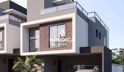 Casa em CONDOMÍNIO fechado com 3 suítes no Bacacheri (Oká)