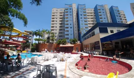 Apartamento a venda com 01 quarto, golden dolphin em Caldas Novas - GO