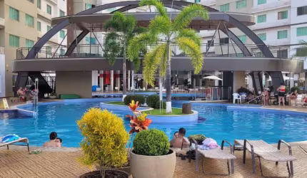 Apartamento a venda com 01 quarto modelo Mônaco no Riviera Park em Caldas  Novas GO