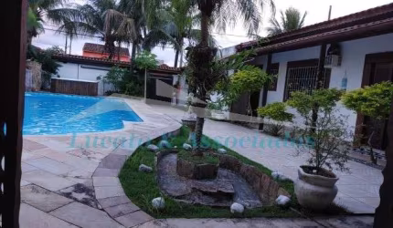 Casa com piscina para Venda e Locação Maracanã, Praia Grande SP 5 dormitórios sendo 5 suítes, 2 salas, cozinha, área de serviço, 6 banheiros, e edícul