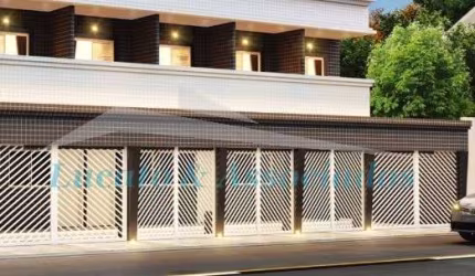 Casa residencial para Venda Quietude, Praia Grande SP 02 dormitórios, sala, cozinha, área de serviço, banheiro social, 1 vaga de garagem 62,00 m² útil