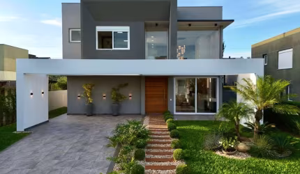 Casa em condomínio fechado com 4 quartos à venda na rio novo, 2083, Xangri-Lá, Capão da Canoa por R$ 2.880.000