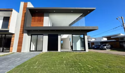 Casa em condomínio fechado com 4 quartos à venda na Rua divisa, 32, Centro, Xangri-Lá por R$ 1.590.000