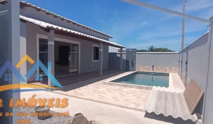 DR Linda casa 2 quartos 1 suíte,  piscina de alvenaria - Unamar _ Cabo Frio/RJ