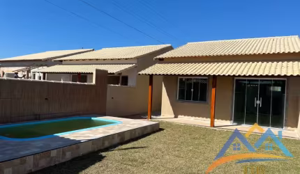 DR Linda casa 2 quartos sendo 1 suíte, piscina, área gourmet e lavabo - Unamar Cabo Frio/RJ