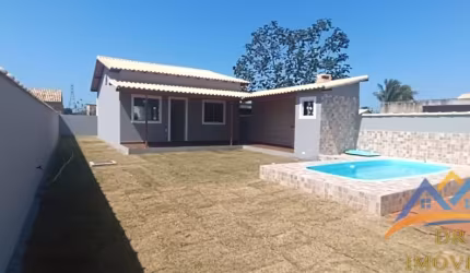 Excelente oportunidade de ter sua casa com piscina e suíte - praia - Unamar - Cabo Frio/RJ