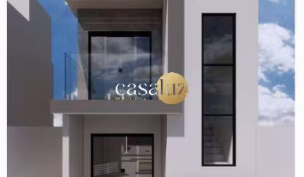 Casa duplex em construção localizada no bairro Masterville/ Sarzedo