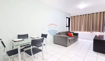 O apartamento compacto e mobiliado de 1 quarto  com 39 metros quadrados dos seus sonhos está aqui!