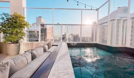 Cobertura 3 quartos mobiliada com piscina na Vila Operária em Itajaí