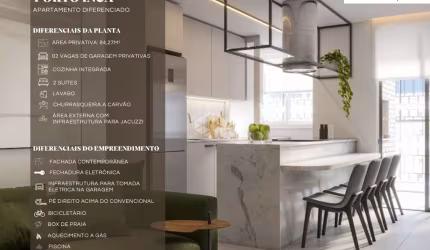 Apartamento diferenciado situado no bairro das Nações