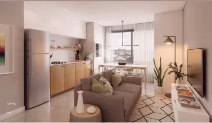 Apartamento com 71,16m² privativos,  02 dormitórios, sendo 01 suíte