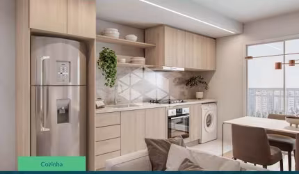 Apartamento de 2 Dormitórios, sacada aberta com churrasqueira