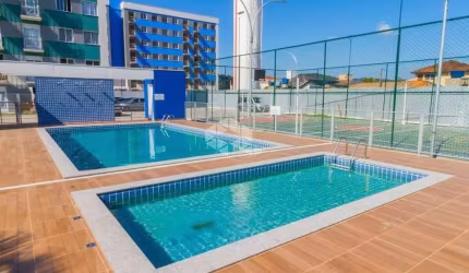 Apartamento com 02 quartos/dormitórios no bairro Praia João Rosa, em Biguaçu- SC