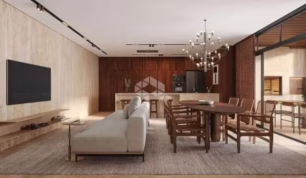 Apartamento com quatro suítes vista mar no Pereque SC