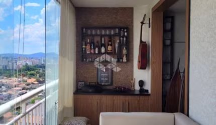 Apartamento com 1 dormitório e 1 vaga de garagem,  em condomínio com lazer completo no Alto da Lapa