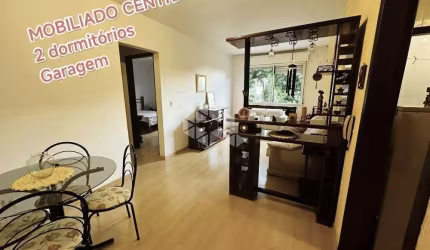 Apartamento com 2 quartos mobiliado no centro de Santa Maria/RS