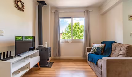 Apartamento de 1 dormitório mobiliado no centro de Canela