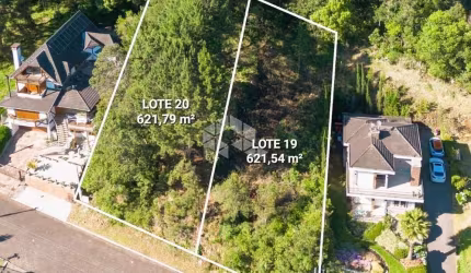 Terreno de 621m² localizado em Gramado.