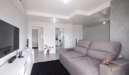 Amplo apartamento com 2 dormitórios/ sacada com churrasqueira e uma vaga