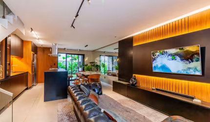 Casa sobrado 3 dormitórios com suite, construção com acabamento excelente e móveis planejados.