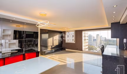 Apartamento alto padrão,  1 dormitório,  sendo 1 suíte, closet, churrasqueira, 2 vagas de garagem, Centro/Canoas. Aceita Financiamento e FGTS.