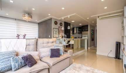 Apartamento de 3 dormitórios transformado em 2 suítes no Centro de Canoas.