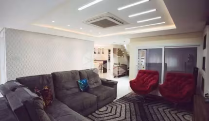 casa/sobrado 3 suítes, 1 master com hidro e closet,  semi mobiliado, pátio com piscina. À venda no bairro Igara/Canoas, aceita financimanto FGTS