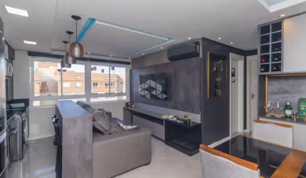 Apartamento com 2 Dormitórios sendo 1 transformado em escritório todo mobiliado no Bairro Fátima/ Rs