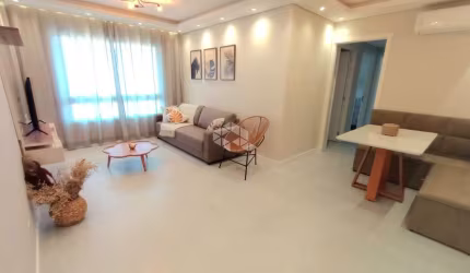 Apartamento Mobiliado 3 dormitórios com 76m², sendo 1 suíte,  cozinha com churrasqueira,  1 vaga coberta, bem localizado no Marechal Rondon em Canoas
