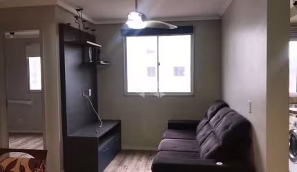 Apartamento mobiliado, de dois dormitórios e uma vaga de garagem, Igara Canoas
