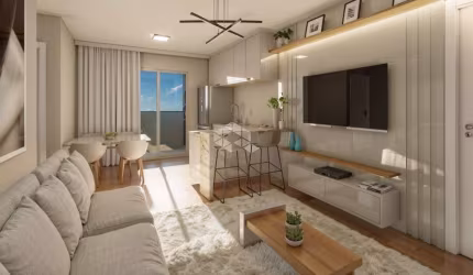 apartamento de 2 dormitórios/quartos, com infra estrutura completa próximo ao Shopping