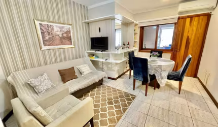 Apartamento 1 dormitório, mobiliado e decorado, box, Zona Nova, Capão da Canoa