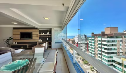 APARTAMENTO COM 3 DORMITÓRIOS SENDO 1 SUÍTE  DE ESQUINA COM VISTA LIBERADA PARA O MAR