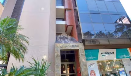 Sala/Conjunto Comercial na Florêncio Ygartua com 02 vagas mobiliada- Moinhos de Vento