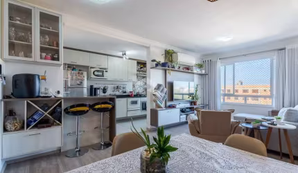 Apartamento de 02 dormitórios, 01 suíte, 01 vaga com 69m² Privativos no bairro Jardim Itu.