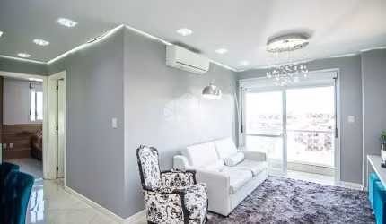 Apartamento de 02 dormitórios com suíte, sacada e churrasqueira no bairro Nossa Senhora Das Graças