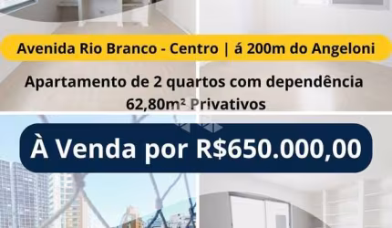 Apartamento de 2 dormitórios no Centro, Florianóplois-SC
