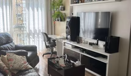Apartamento 2 quartos c/suite, mobiliado, com churrasqueira, vaga coberta, entre Plinio e Anita,