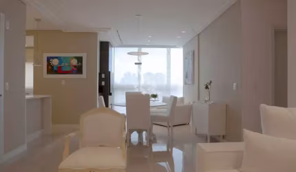 ESTREITO, COM VISTA MAR 2 SUÍTES MAIS LAVA E DUAS VAGAS - APARTAMENTO DE ALTO PADRÃO