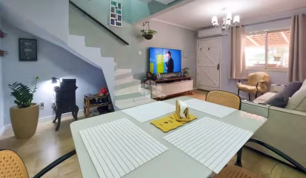 Sobrado em condomínio com104m² , 2 quartos e 1 vaga de garagem - Bairro Rio Branco - Canoas RS.