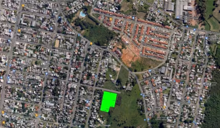 Área com 7.500 m² total, bairro Parque Primavera, Eateio