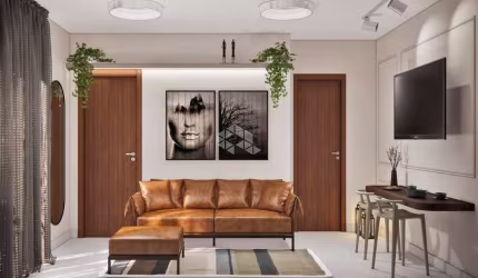 Lindo Studio novo, com ótimo acabamento e 1 quarto na Vila Zat!