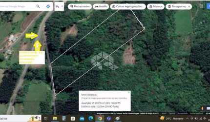 **Venda de Área de Terra na Linha Ely - 3,5 Hectares - R$400.000