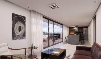 Studio mobiliado com 1 dormitório no bairro Trindade em Florianópolis/SC.