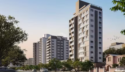 Apartamento SPE NOVO com vista panorâmica com 2 dormitórios, sendo 2 suítes, 2 vagas de garagem no Centro de Florianópolis/SC.