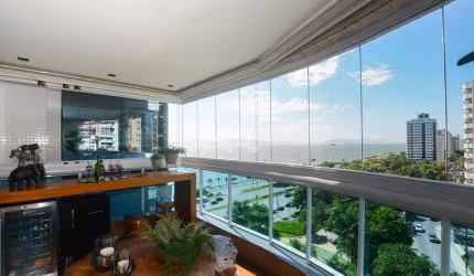 Apartamento exclusivo de alto luxo na beira-mar norte em Florianópolis!