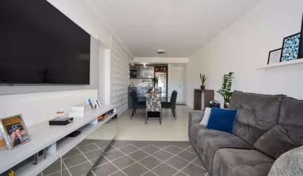 APARTAMENTO SEMIMOBILIADO COM 3 QUARTOS SENDO 2 SUÍTES 2 VAGAS DE GARAGEM NO CÓRREGO GRANDE EM FLORIANÓPOLIS/SC