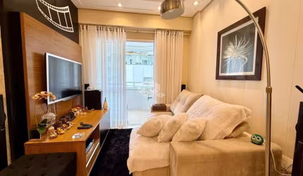APARTAMENTO MOBILIADO COM 2 QUARTOS SENDO 1 SUÍTE E SACADA COM CHURRASQUEIRA EM ITACORUBI FLORIANÓPOLIS