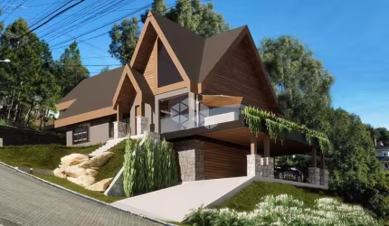 Casa 03 suítes com 440m² privativos, no Bairro Vale das Colinas