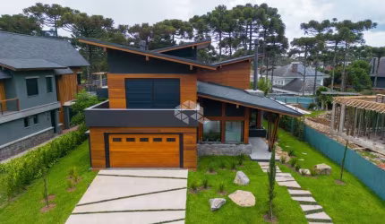 Casa 4 suítes, 439m² privativos, no Condomínio Aspen Mountain, em Gramado